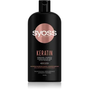Syoss Keratin Shampoo mit Keratin gegen brüchiges Haar 750 ml