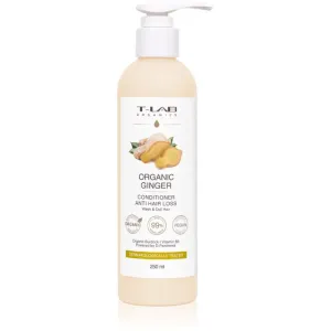 T-LAB Organics Organic Ginger Anti Hair Loss Conditioner stärkender Conditioner für schütteres Haar 250 ml