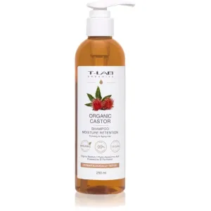 T-LAB Organics Organic Castor Moisture Retention Shampoo Shampoo für trockenes und sprödes Haar 250 ml