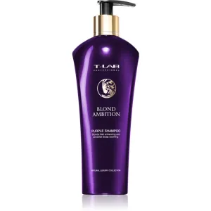 T-LAB Professional Blond Ambition violettes Shampoo neutralisiert gelbe Verfärbungen 300 ml