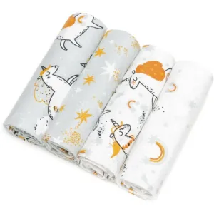 T-TOMI Cloth Diapers Unicorns Stoffwindeln 76x76 cm 4 St