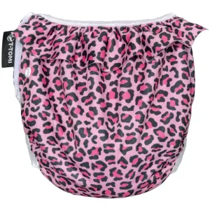 T-TOMI Diaper Swimwear Pink Gepard waschbare Schwimmwindel 5 - 15 kg 1 St