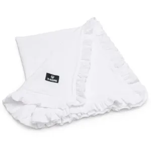 T-TOMI Muslin Blanket Decke White 80x100 cm 1 cm