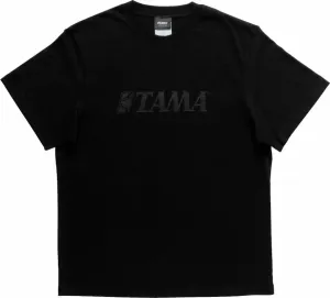 Tama T-Shirt T-Shirt Black with Black Logo Unisex Black L