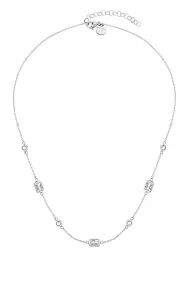 Tamaris Bezaubernde Halskette aus Stahl mit Zirkonen TJ-0060-N-45