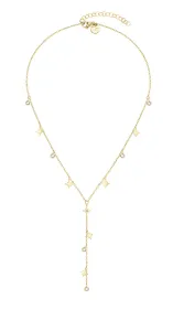 Tamaris Zeitlose vergoldete Halskette mit Zirkonen TJ-0102-N-45
