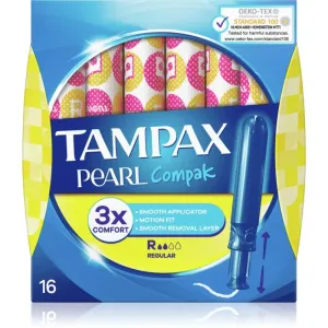 Tampax Compak Pearl Regular Tampons mit einem Applikator 16 St
