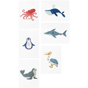 TATTonMe AR Set Ocean Animals tattoo für Kinder 3 y+ 6 St