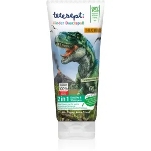 Tetesept Shower Gel & Shampoo T-Rex World Sanftes Duschgel und Shampoo für Kinder 200 ml