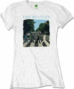 The Beatles T-Shirt Abbey Road & Logo Damen White S