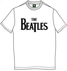 The Beatles T-Shirt Drop T Logo 2XL Weiß