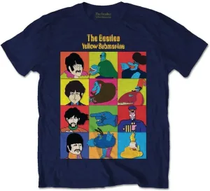 The Beatles T-Shirt Yellow Submarine Characters 2XL Navy Blue