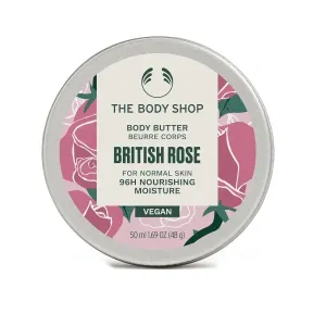 The Body Shop Körperbutter für normale Haut British Rose (Body Butter) 50 ml