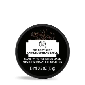 The Body Shop Peeling und revitalisierende Gesichtsmaske Chinese Ginseng & Rice (Clarifying Polishing Mask) 15 ml
