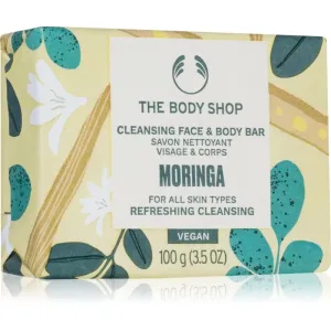 The Body Shop Moringa Feinseife Für Gesicht und Körper 100 g