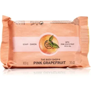The Body Shop Feste Seife für Gesicht und Körper Pink Grapefruit (Cleansing Face & Body Bar) 100 g