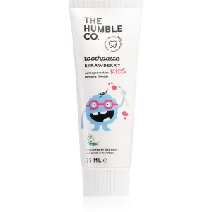 The Humble Co. Natural Toothpaste Kids natürliche Zahnpasta für Kinder mit Erdbeergeschmack 75 ml