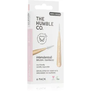 The Humble Co. Interdental Brush 0,04 mm Zahnbürste für die Zahnzwischenräume 0,40mm 6 St