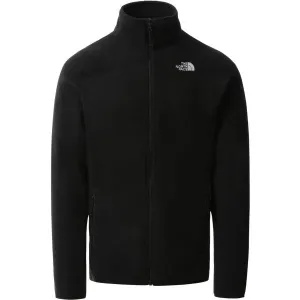 The North Face M 100 GLACIER FULL ZIP Herren Sweatshirt, schwarz, größe S