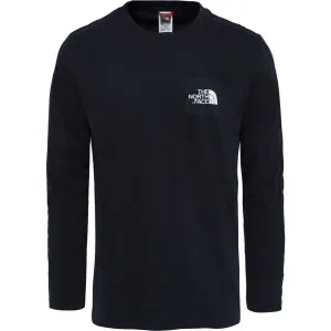 The North Face M L/S FINE TEE Jungenshirt, schwarz, größe XL