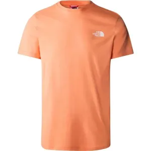 The North Face M S/S SIMPLE DOME TEE Herren T-Shirt, orange, größe L
