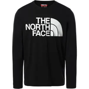 The North Face M STANDARD LS TEE Herren Trikot mit langen Ärmeln, schwarz, größe M