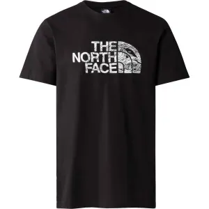 The North Face WOODCUT M Herren T-Shirt, schwarz, größe S