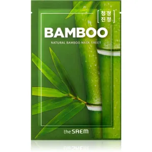 The Saem Natural Mask Sheet Bamboo Zellschichtmaske mit festigender Wirkung 21 ml