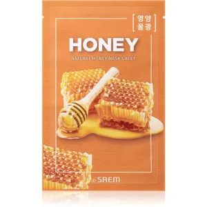 The Saem Natural Mask Sheet Honey Zellschichtmaske mit besonders feuchtigkeitsspendender und nährender Wirkung 21 ml