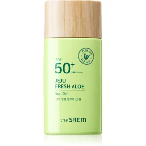 The Saem Jeju Fresh Aloe Sun Bräunungsgel mit Aloe Vera SPF 50+ 50 g