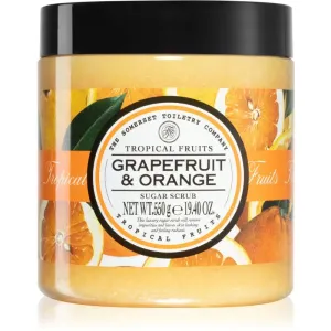 The Somerset Toiletry Co. Tropical Fruits Sugar Scrubs Zucker-Peeling für den Körper Grapefruit & Orange 550 g