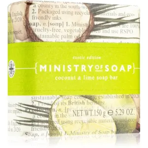 The Somerset Toiletry Co. Exotic Edition Square Soaps Feinseife für den Körper Coconut & Lime 150 g