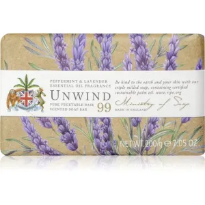 The Somerset Toiletry Co. Natural Spa Wellbeing Soaps Feinseife für den Körper Peppermint & Lavender 200 g