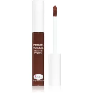 theBalm Purseworthy Hydratisierendes Lipgloss mit Bambus Butter Farbton Saddle 7 ml