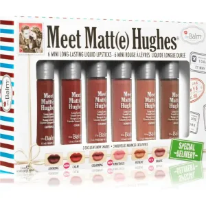 theBalm Meet Matt(e) Hughes Mini Kit Special Delivery Set mit flüssigen Lippenstiften