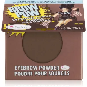 theBalm Browpow® Augenbrauenpuder im praktischen Magnetverschluss-Etui Farbton Dark Brown 1,2 g