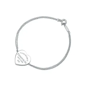 Tiffany & Co. romantisches doppeltes Silberarmband 29633444 + OVP