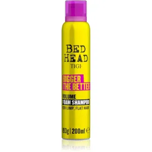 Tigi Bed Head Bigger The Better Volume Foam Shampoo Stärkungsshampoo für Volumen und gefestigtes Haar 200 ml