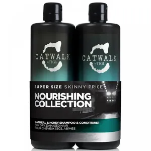 Tigi Catwalk Oatmeal & Honey Shampoo & Conditioner Shampoo und Conditioner für trockenes und geschädigtes Haar 750 ml + 750 ml
