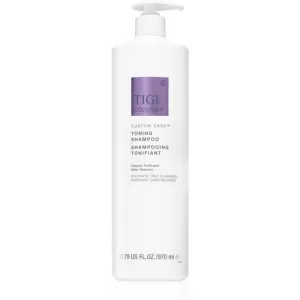 TIGI Copyright Toning violettes Shampoo für blondes und meliertes Haar 970 ml