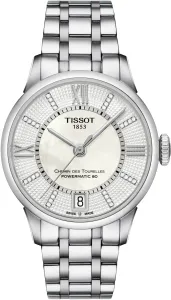 Tissot T-Classic Chemin des Tourelles Powermatic 80 T099.207.11.116.00 mit Diamanten