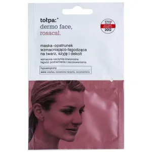 Tołpa Dermo Face Rosacal beruhigende Maske für gerötete und gereizte Haut für Gesicht, Hals und Dekolleté 2 x 6 ml