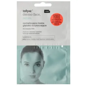 Tołpa Dermo Face Sebio normalisierende tiefenwirksame Reinigungsmaske für Haut mit kleinen Makeln 2 x 6 ml