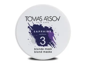Tomas Arsov Sapphire Blonde Mask Natürlich neutralisierende Maske für blondes und meliertes Haar 100 ml