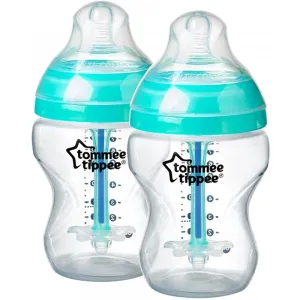 Tommee Tippee Closer To Nature Advanced Anti-colic Babyflasche DOPPELPACK Slow Flow 0m+ 2x260 ml