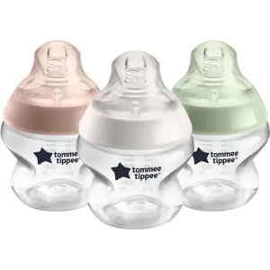 Tommee Tippee Closer To Nature Anti-colic Baby Bottles Set Babyflasche Slow Flow 0m+ 3x150 ml