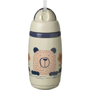 Tommee Tippee Superstar Insulated Straw Tasse mit Strohhalm für Kinder 12m+ Grey 266 ml