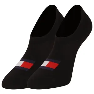 Tommy Hilfiger FOOTIE HIGH CUT 2P FLAG Unisex  Socken, schwarz, größe 43-46