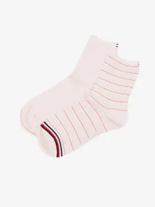 Tommy Hilfiger WOMEN SHORT SOCK 2P PREPPY Damen Socken, rosa, größe 35/38