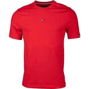 Tommy Hilfiger ESSENTIALS SMALL LOGO S/S Herren T-Shirt, rot, größe S